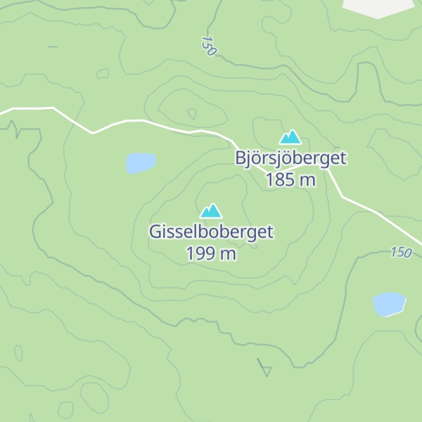 Map of Gisselboberget