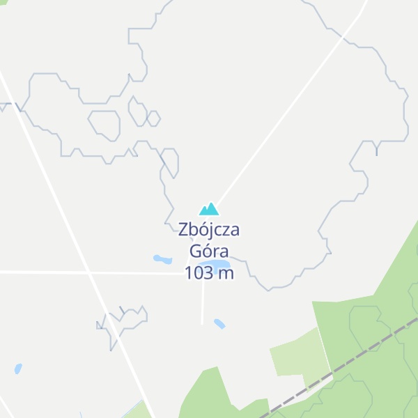 Map of Zbójcza Góra