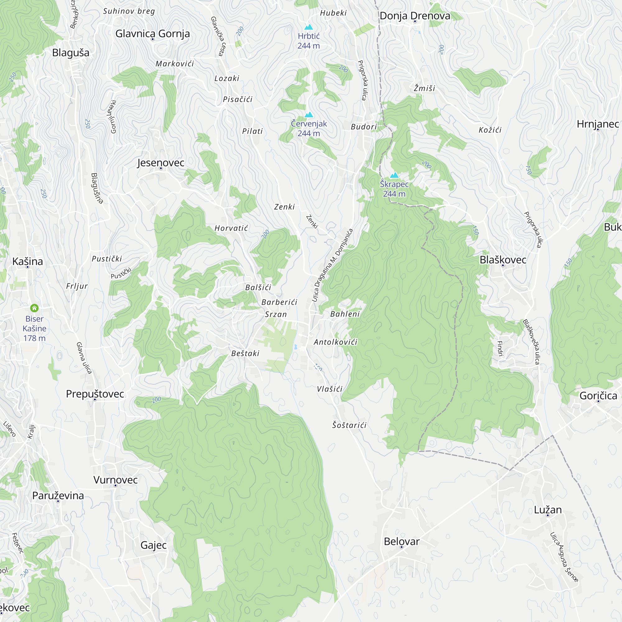 Culifaj map