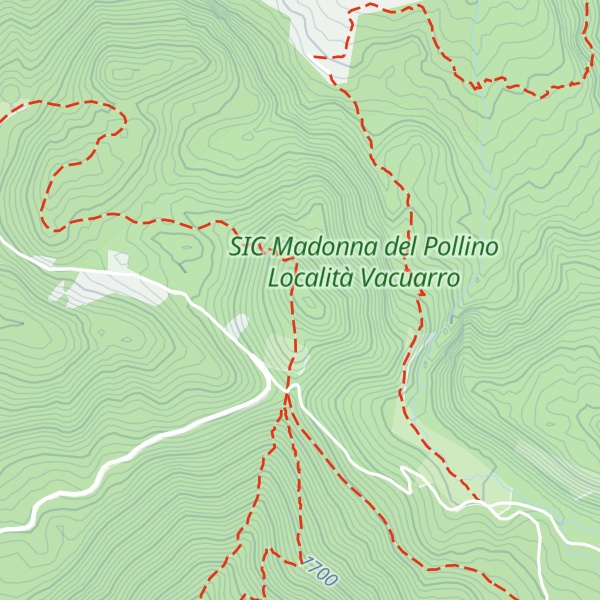 Map of Timpone di Mezzo
