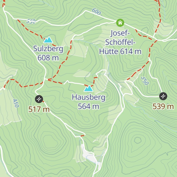 Map of Hausberg