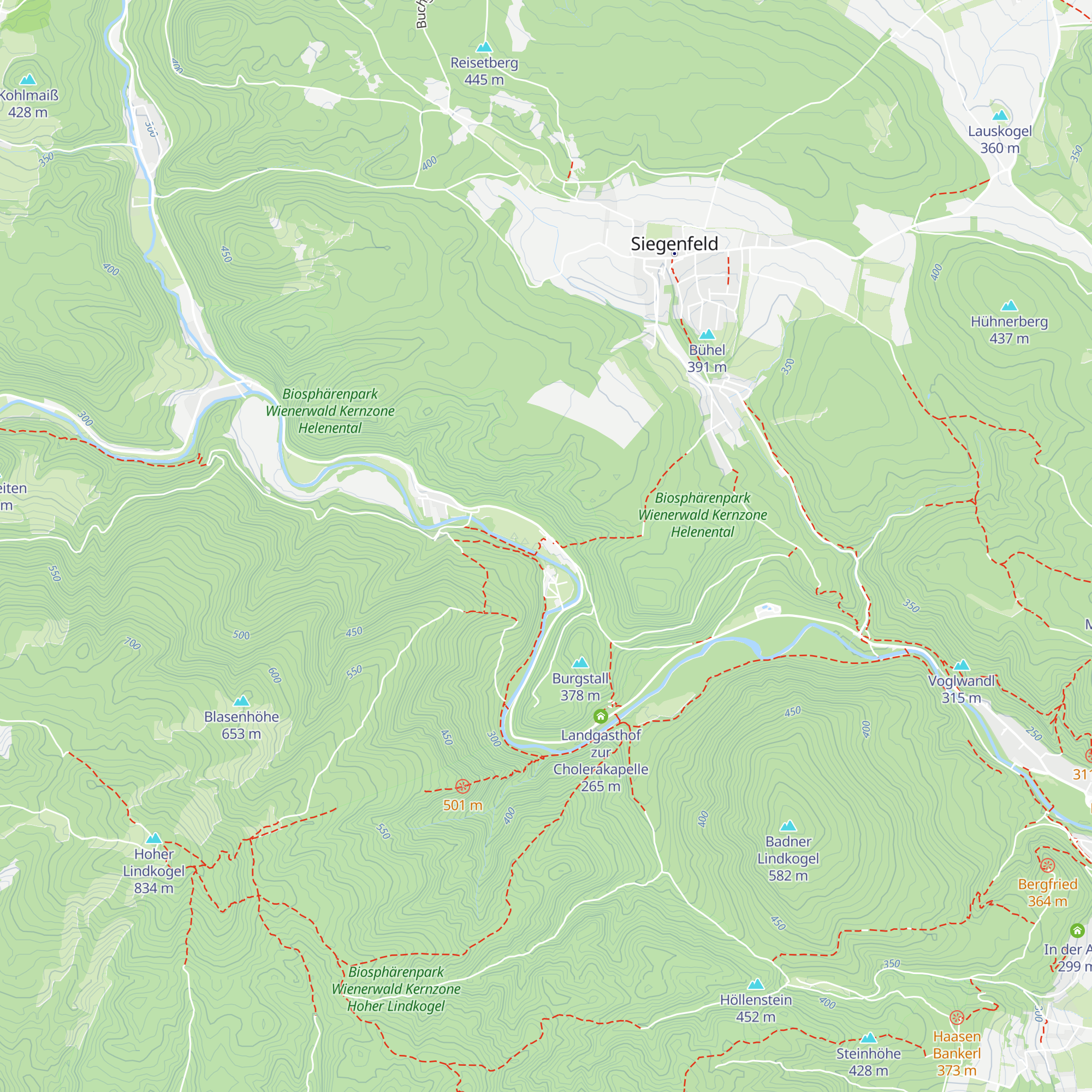 Krainerhütte map