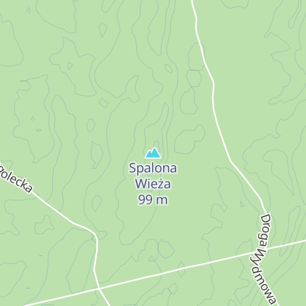 Map of Spalona Wieża