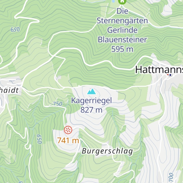 Map of Kagerriegel