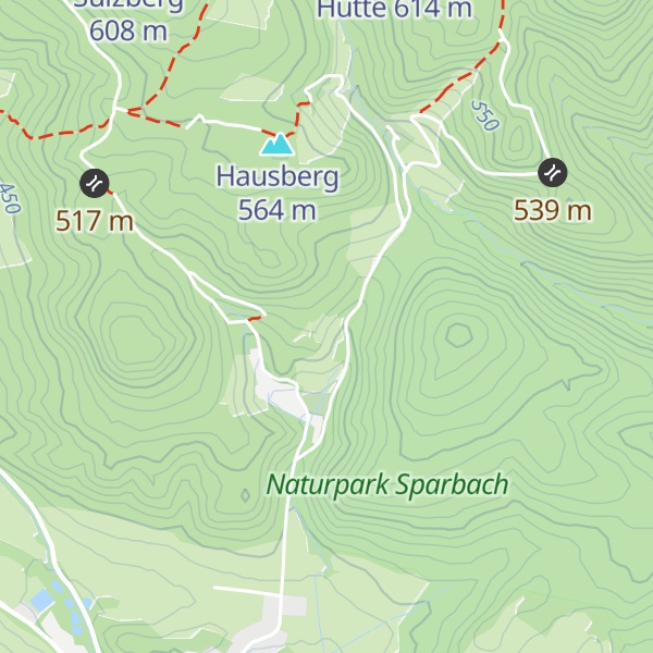 Map of ehem. Schutzhaus Wildegg
