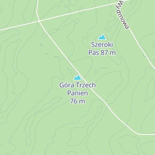 Map of Góra Trzech Panien