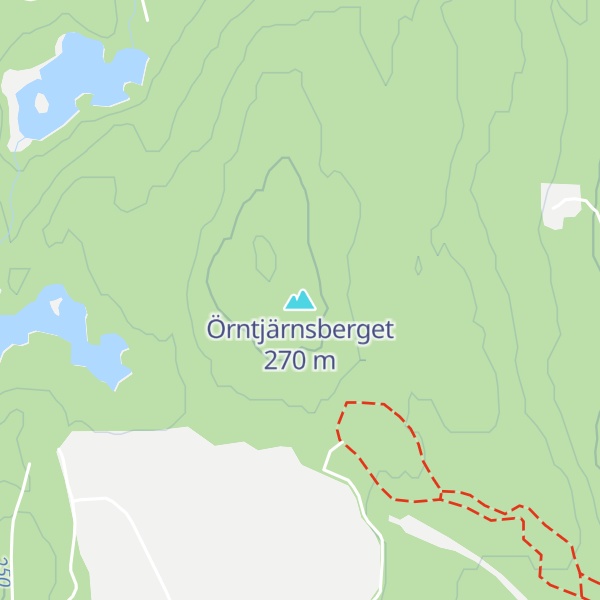 Map of Örntjärnsberget