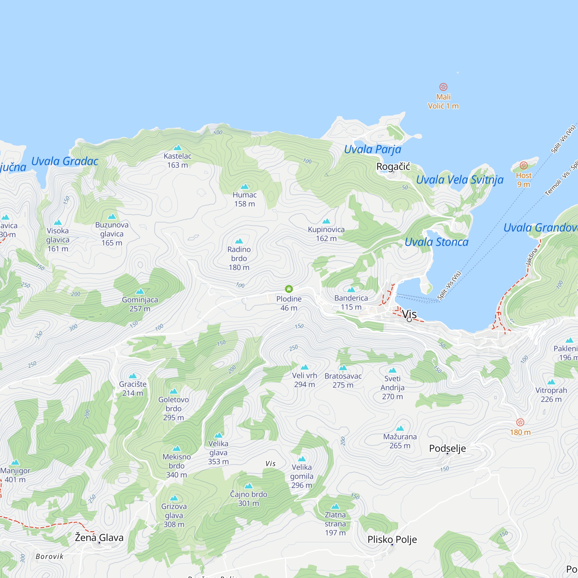 Plodine map