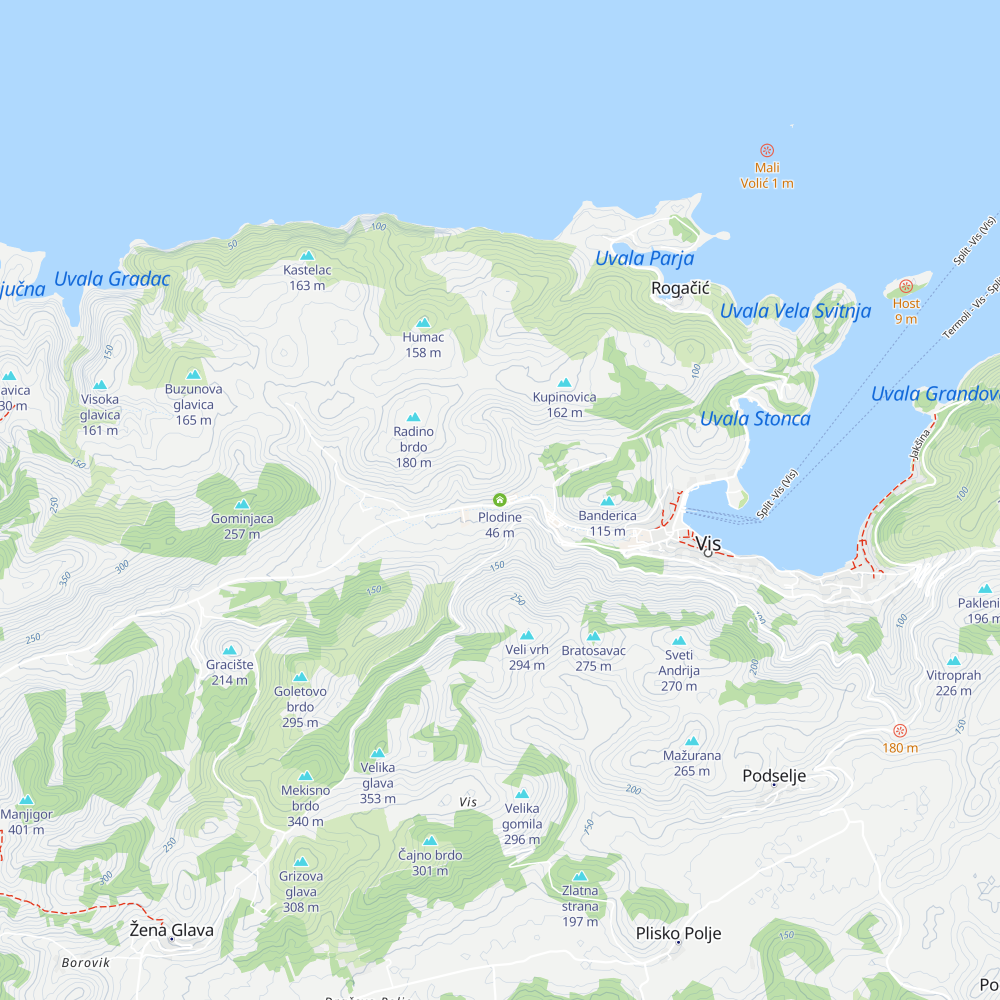 Plodine map