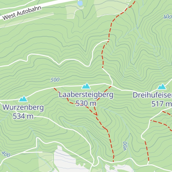 Map of Laabersteigberg
