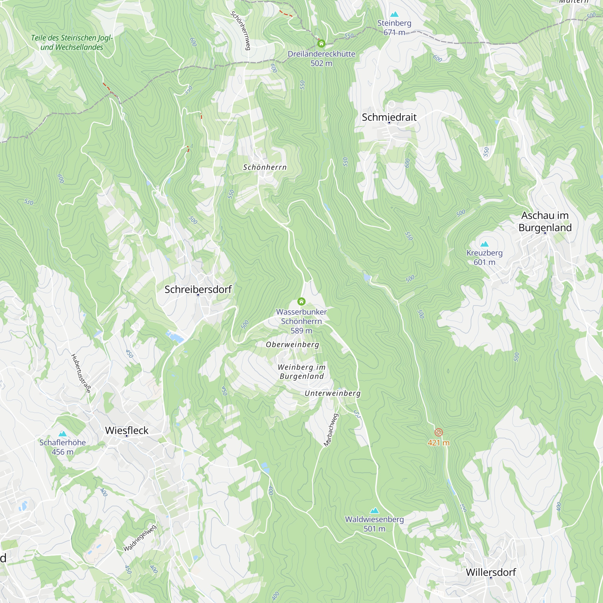 Wasserbunker Schönherrn map