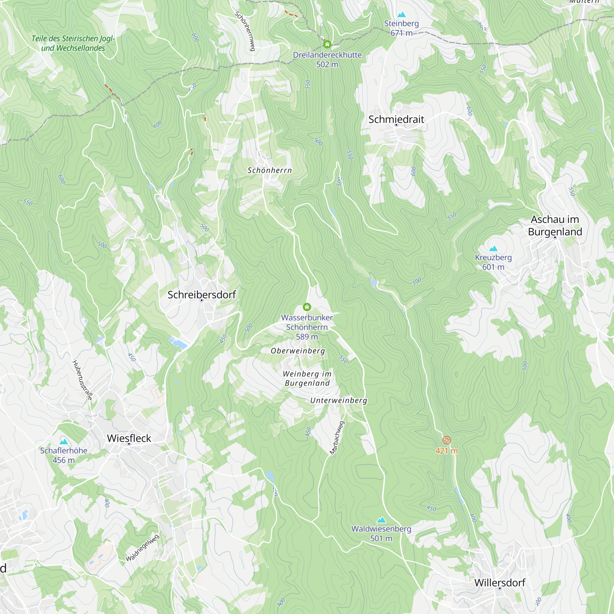 Wasserbunker Schönherrn map