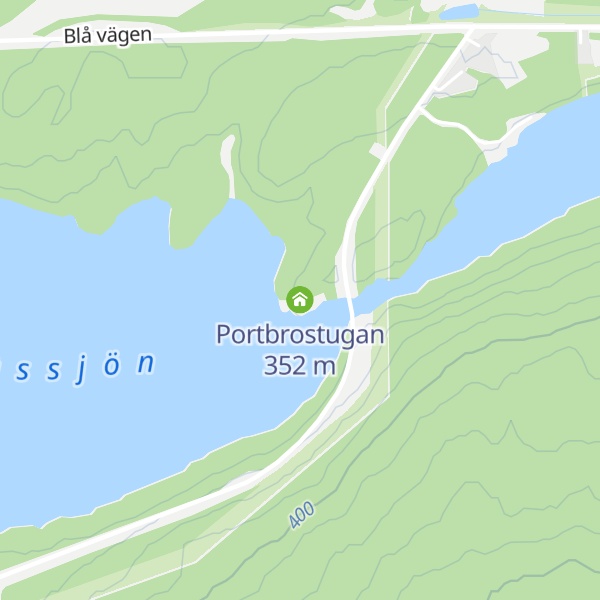 Map of Portbrostugan