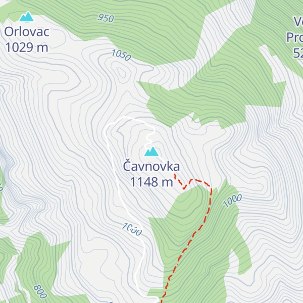 Map of Čavnovka