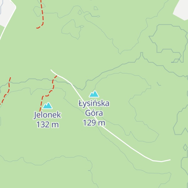 Map of Łysińska Góra