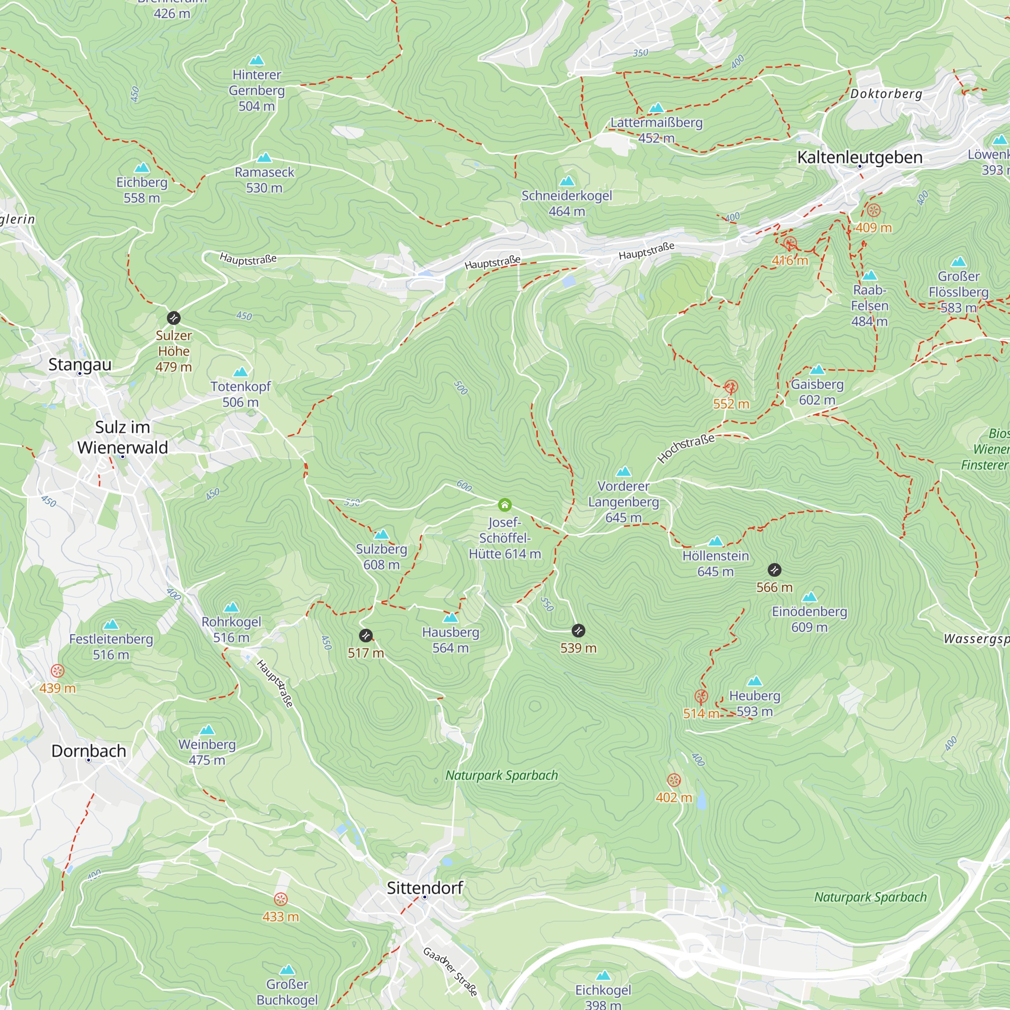Josef-Schöffel-Hütte map