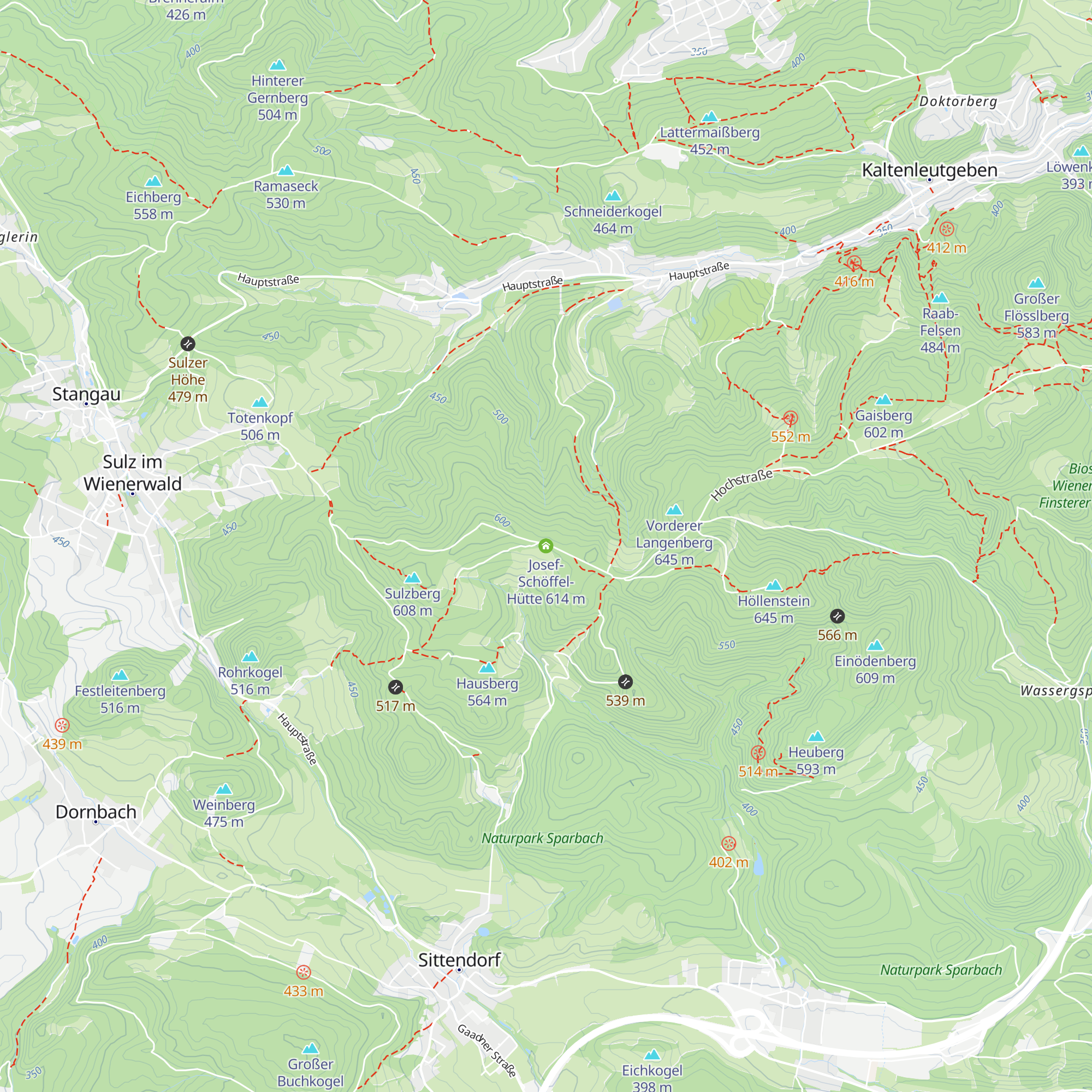 Josef-Schöffel-Hütte map