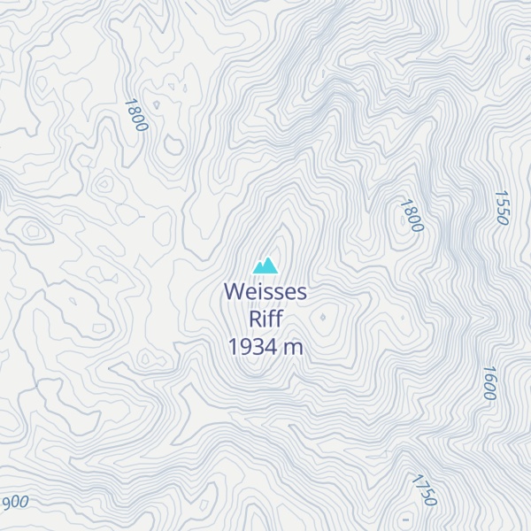 Map of Weisses Riff