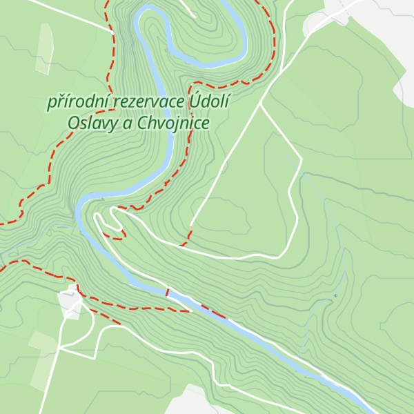 Map of Zelená bouda