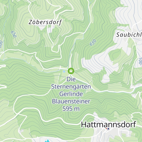 Map of Die Sternengärten Gerlinde Blauensteiner