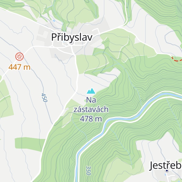 Map of Na zástavách