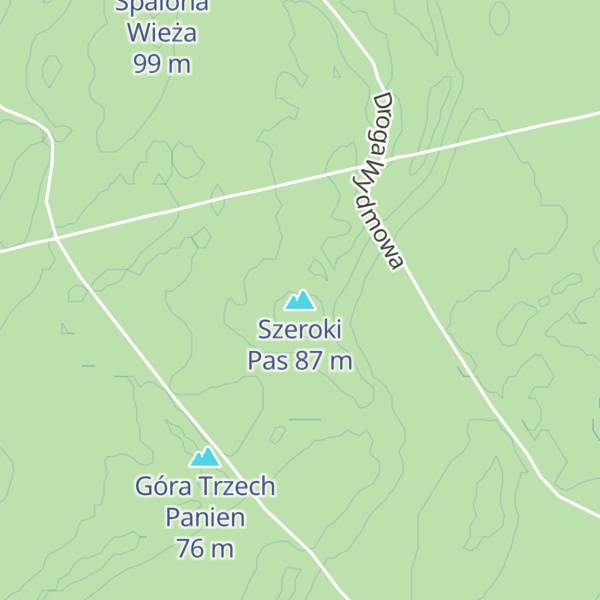 Map of Szeroki Pas
