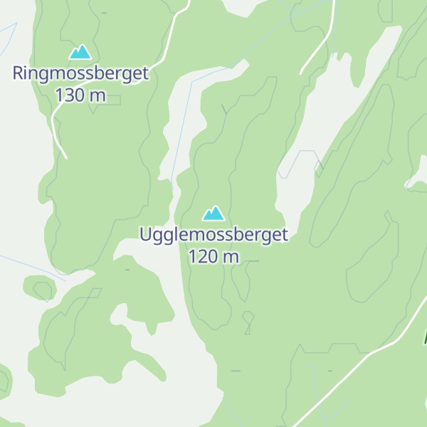 Map of Ugglemossberget