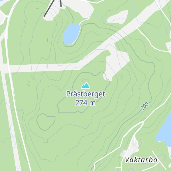 Map of Prästberget
