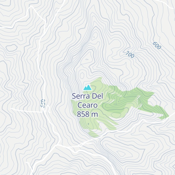 Map of Serra Del Cearo