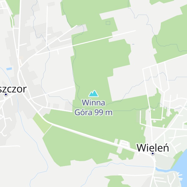 Map of Winna Góra