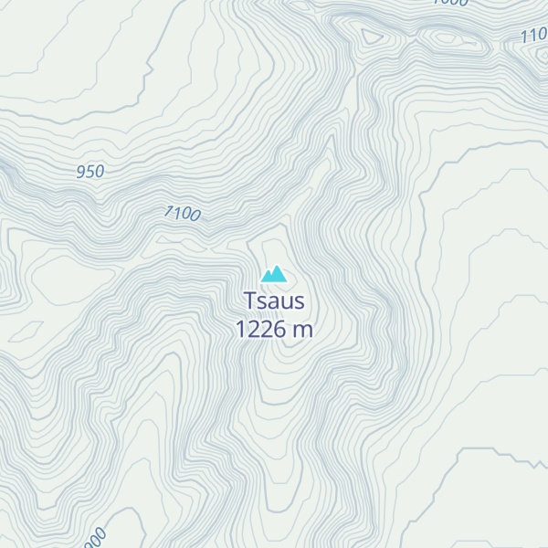 Map of Tsaus