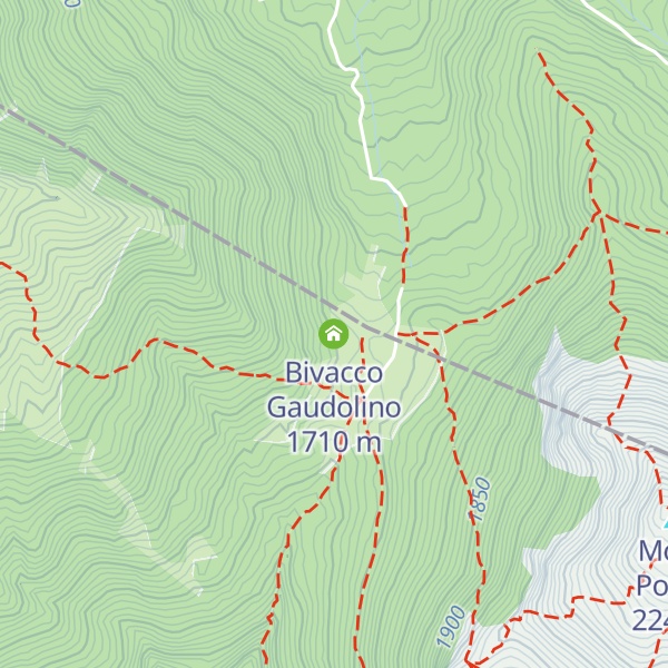 Map of Bivacco Gaudolino