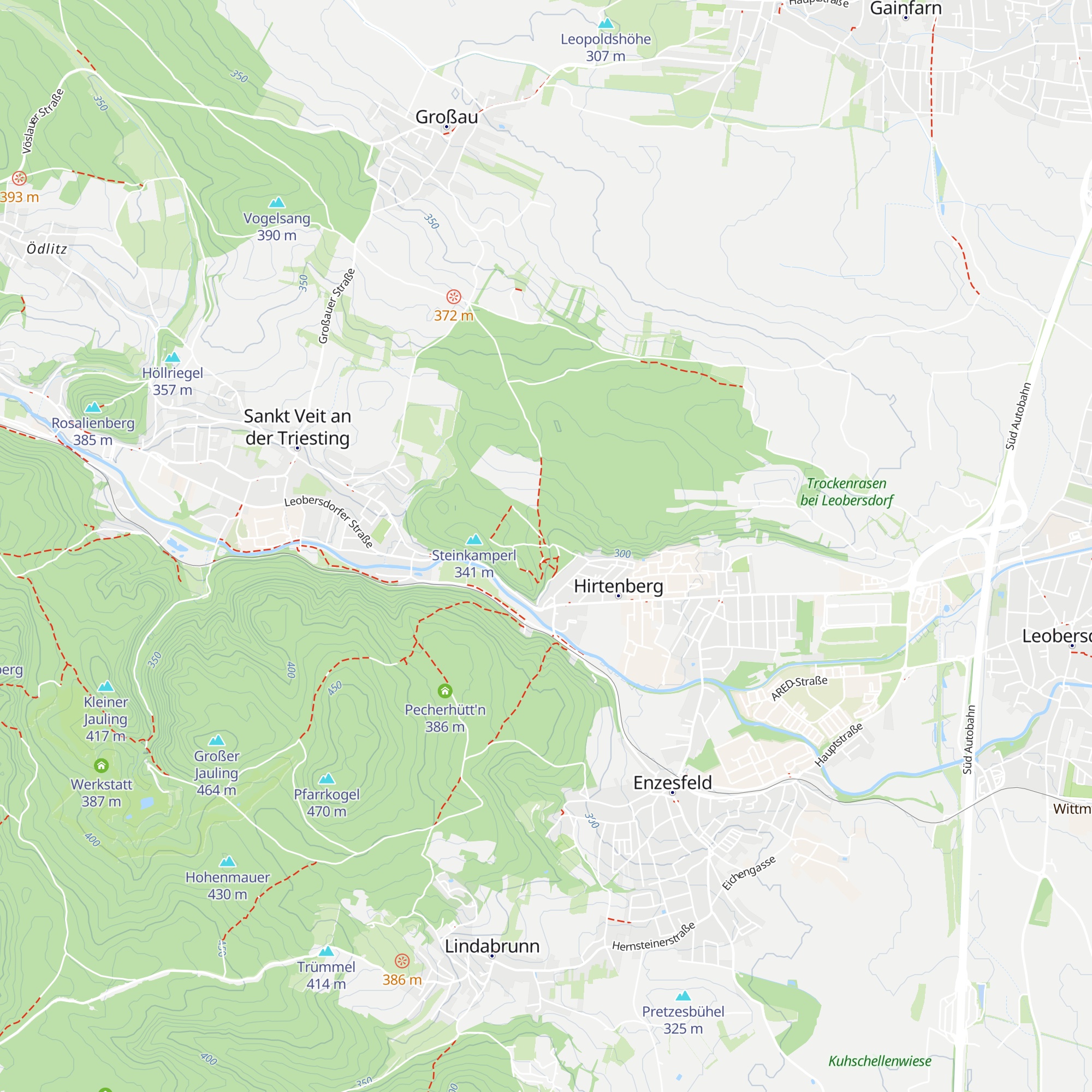 UNION Hirtenberg Tennis map