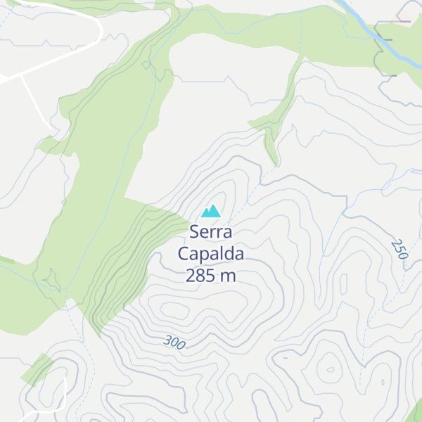 Map of Serra Capalda