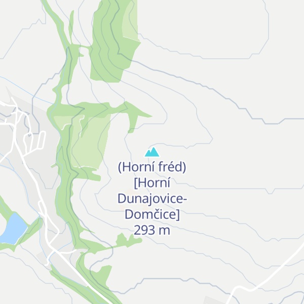 Map of (Horní fréd) [Horní Dunajovice-Domčice]