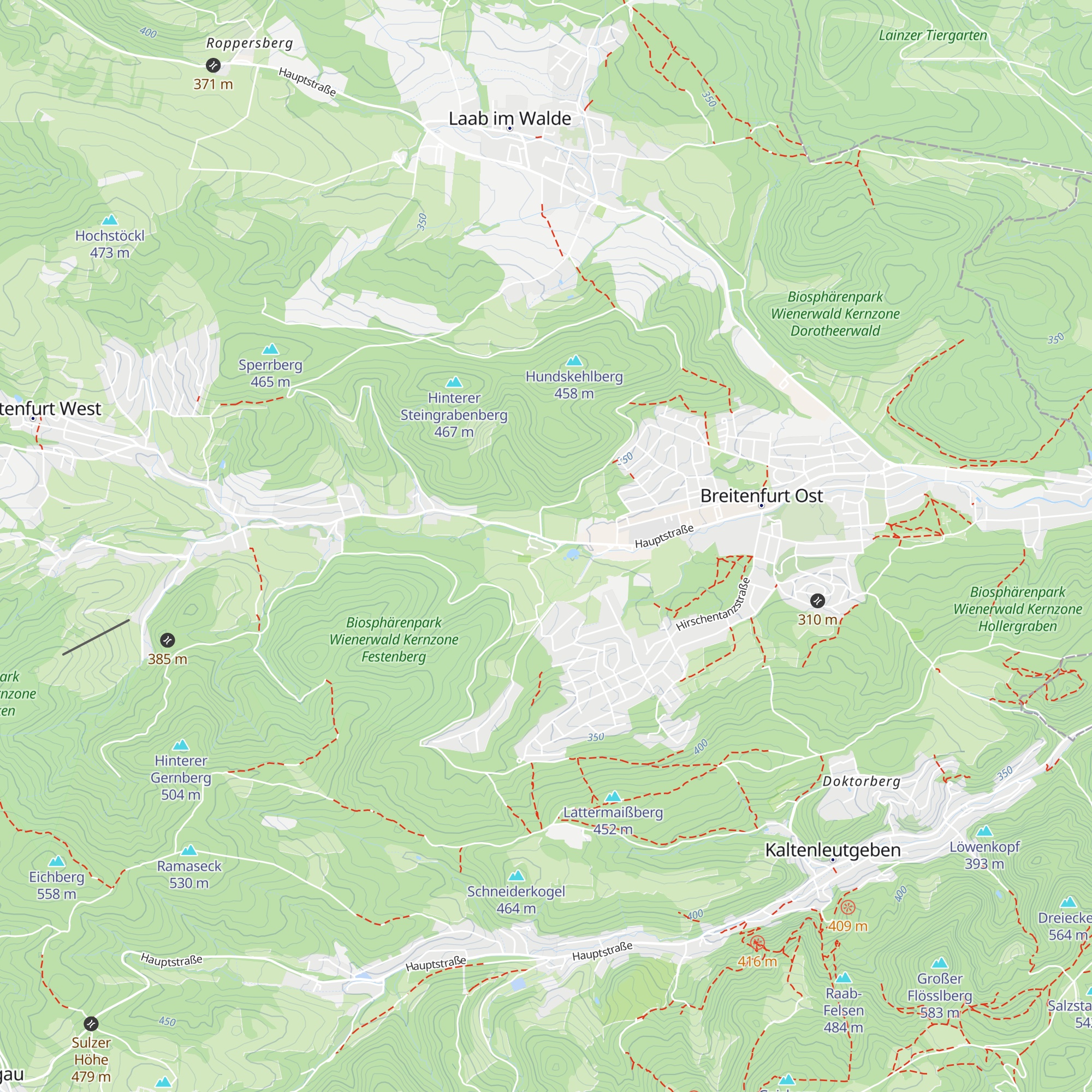 Clubhaus Golfclub Breitenfurt map
