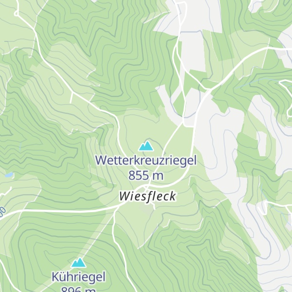 Map of Wetterkreuzriegel