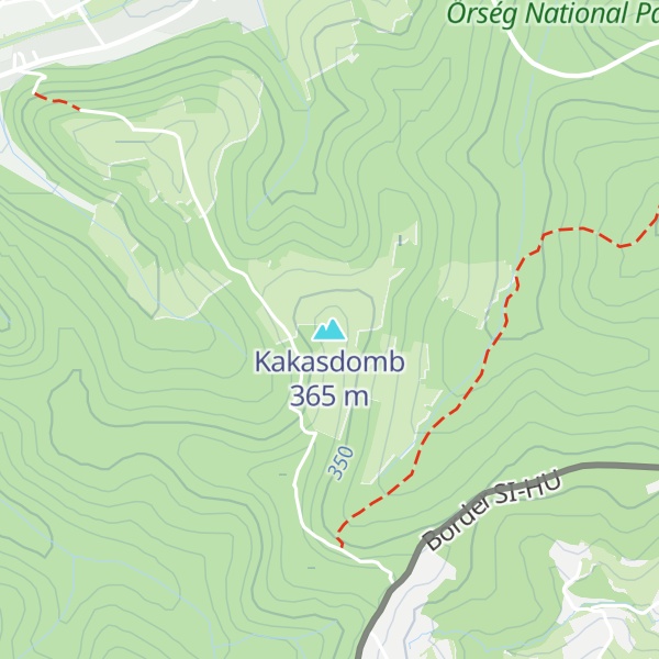 Map of Kakasdomb