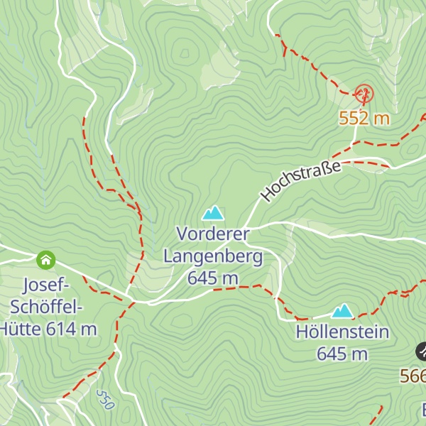 Map of Vorderer Langenberg