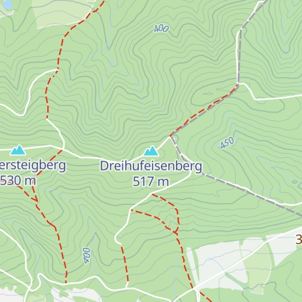Map of Dreihufeisenberg