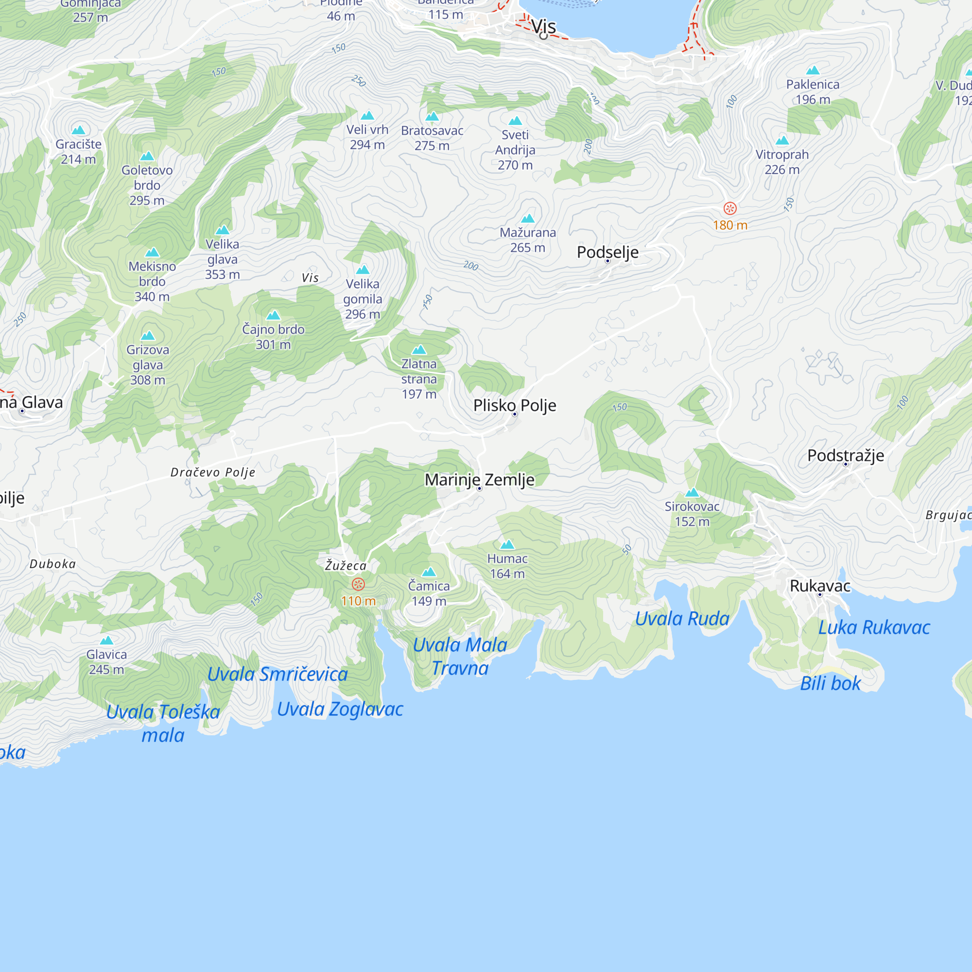 Apartment Zemarija map