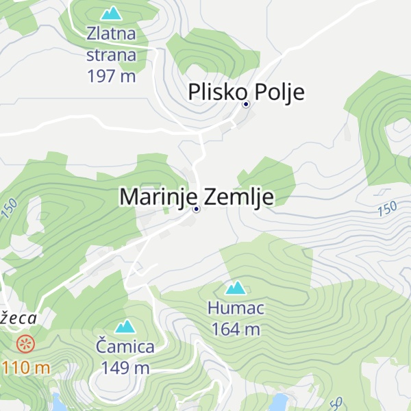 Map of Apartment Zemarija