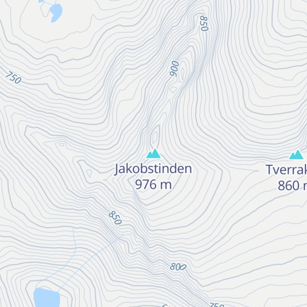 Map of Jakobstinden