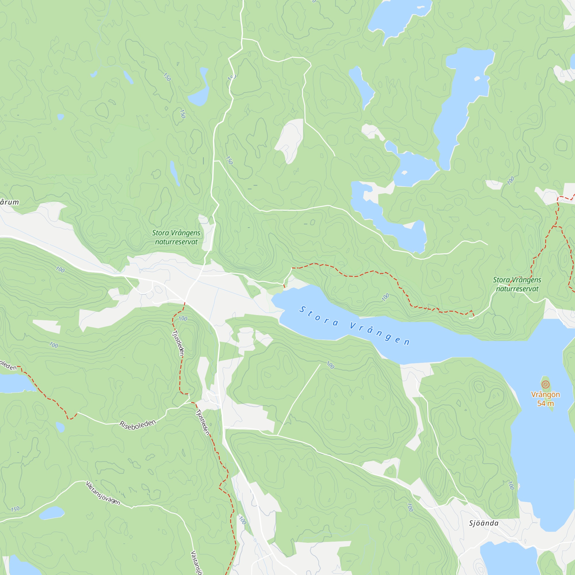 Björndalen map