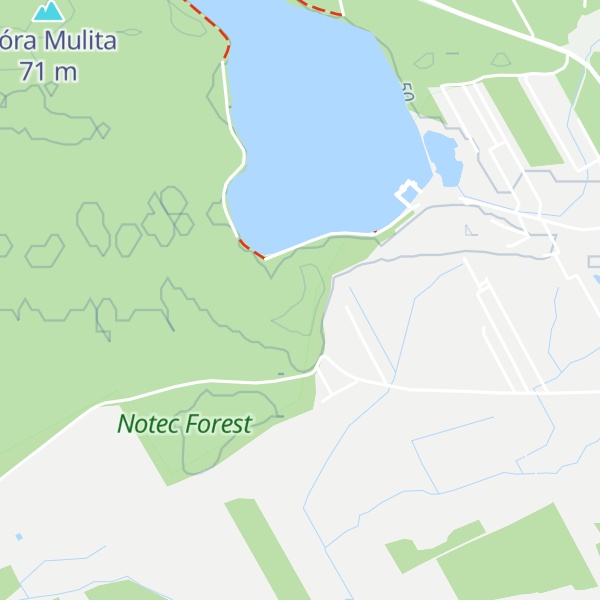 Map of Krzyżowa Góra
