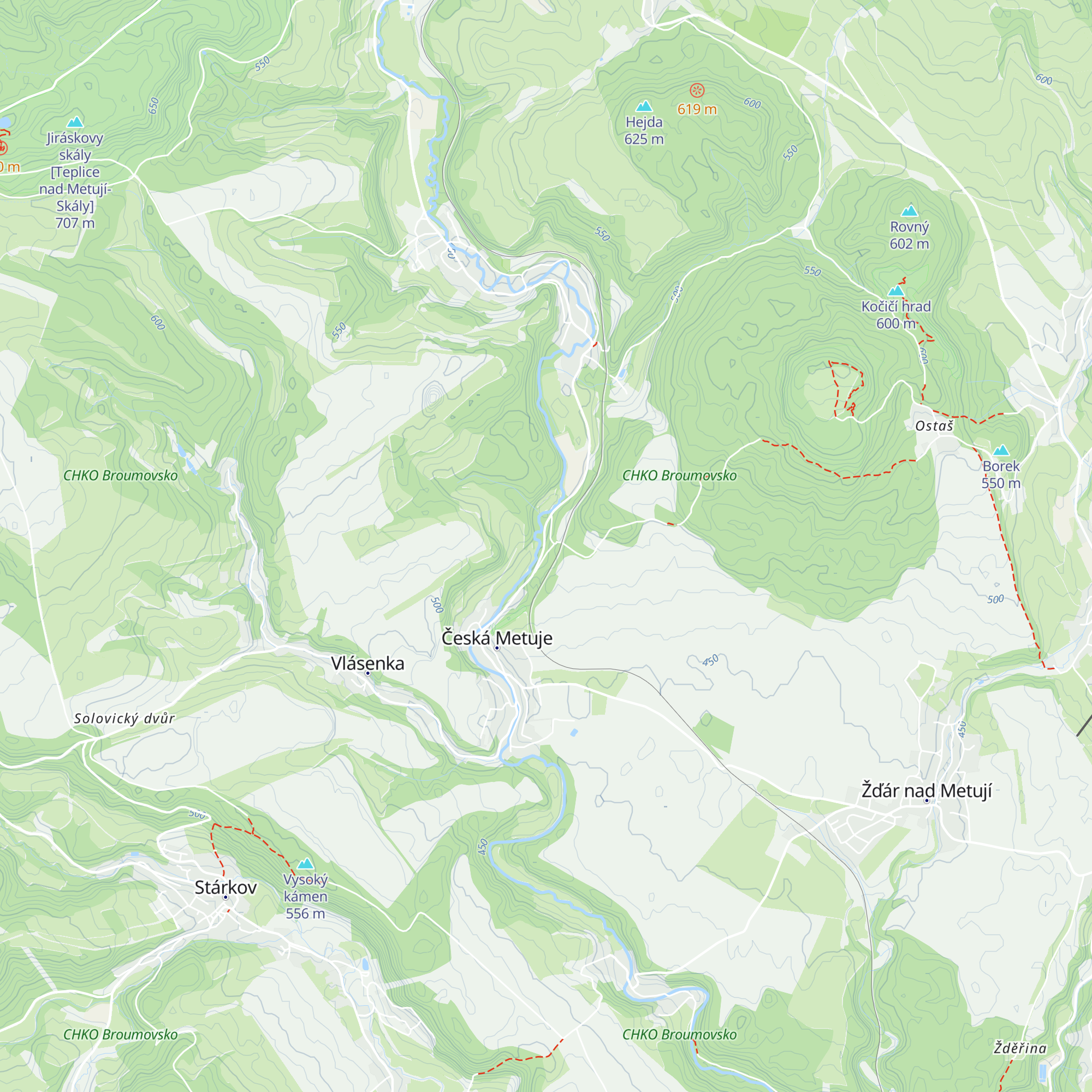 Bouda map