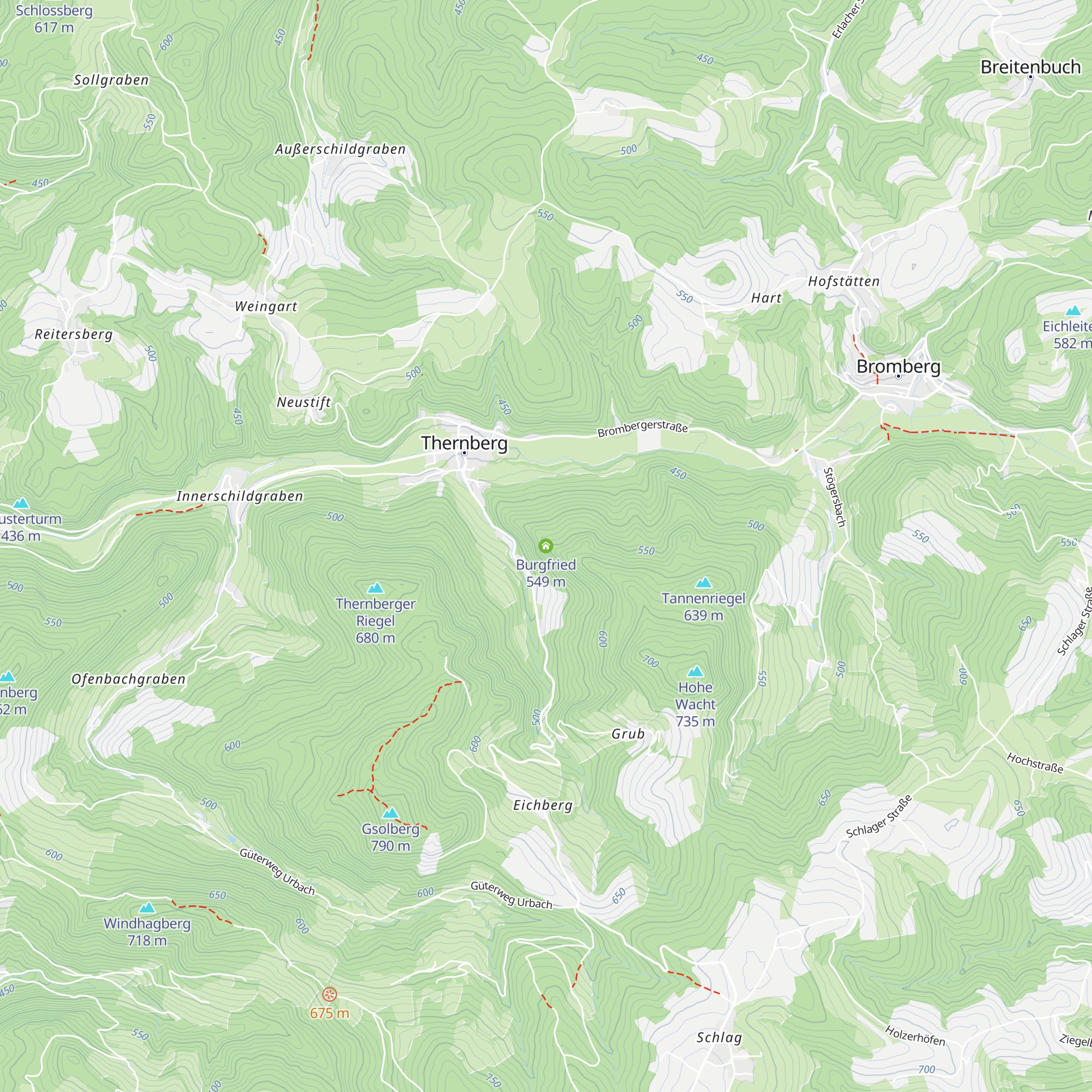Burgfried map