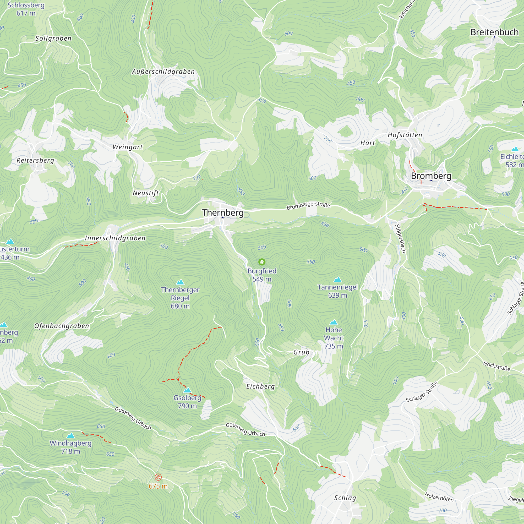 Burgfried map