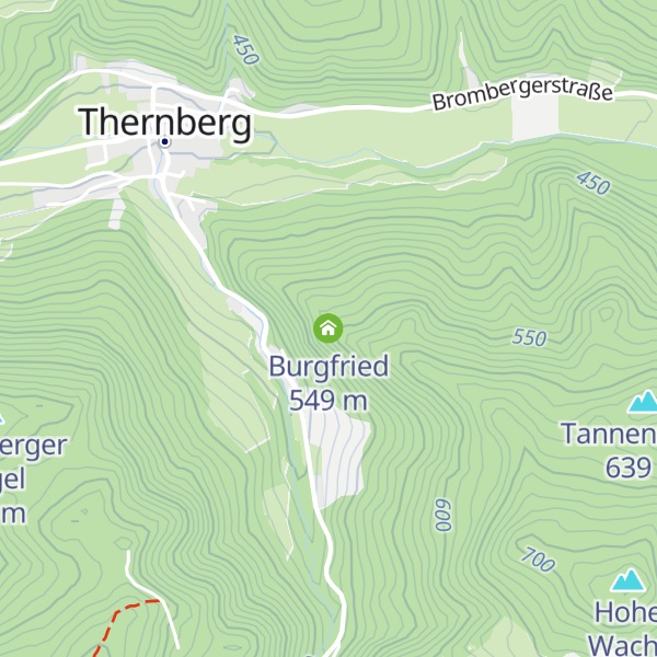Map of Burgfried