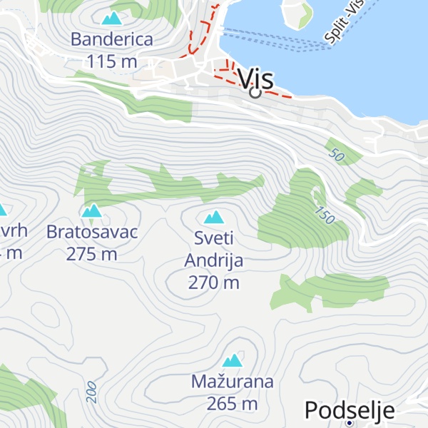 Map of Dom "Sveti Andrija"